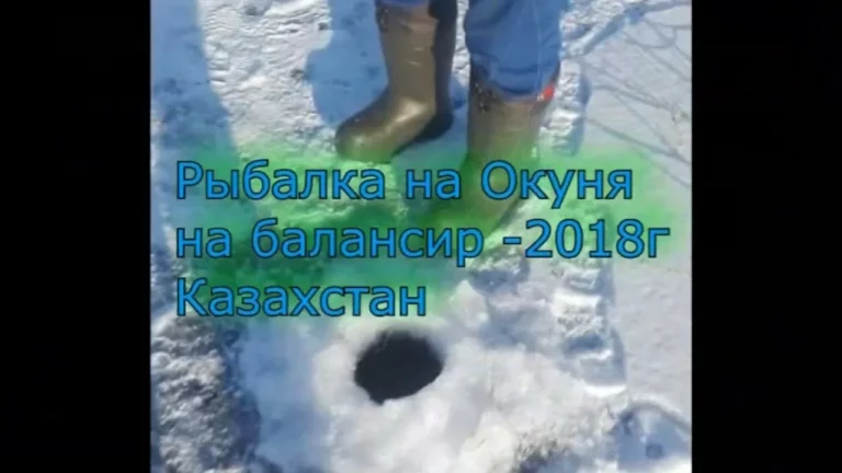 Ловля окуня на балансир — в Казахстане 2018г